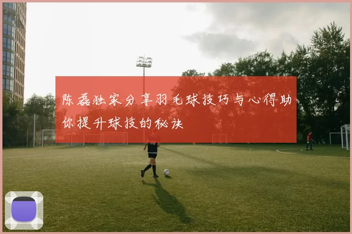 陈磊独家分享羽毛球技巧与心得助你提升球技的秘诀