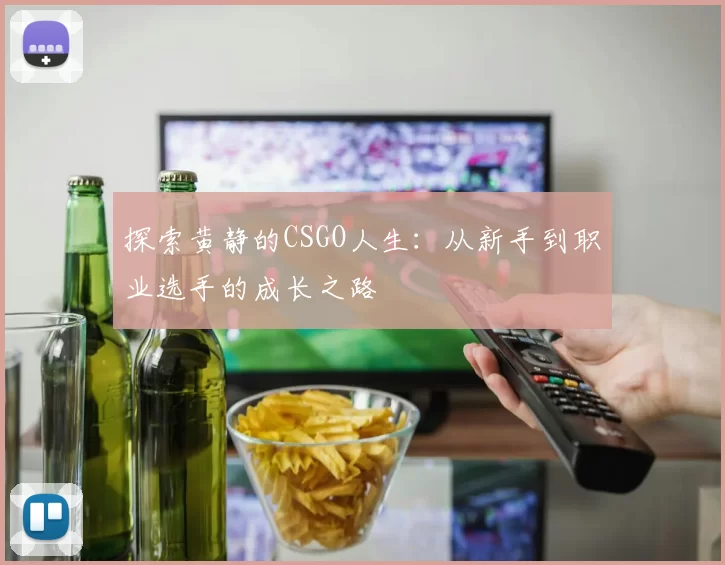 探索黄静的CSGO人生：从新手到职业选手的成长之路